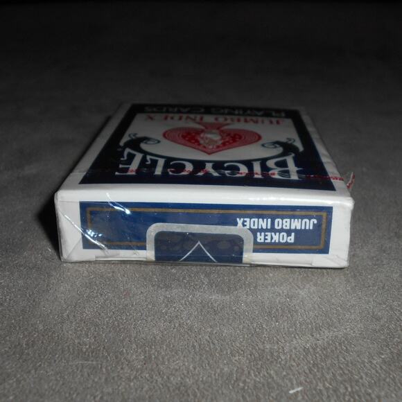 Vintage Bicycle Jumbo Index Playing Cards Index 88 Blue Sealed USA - Picture 4 of 6